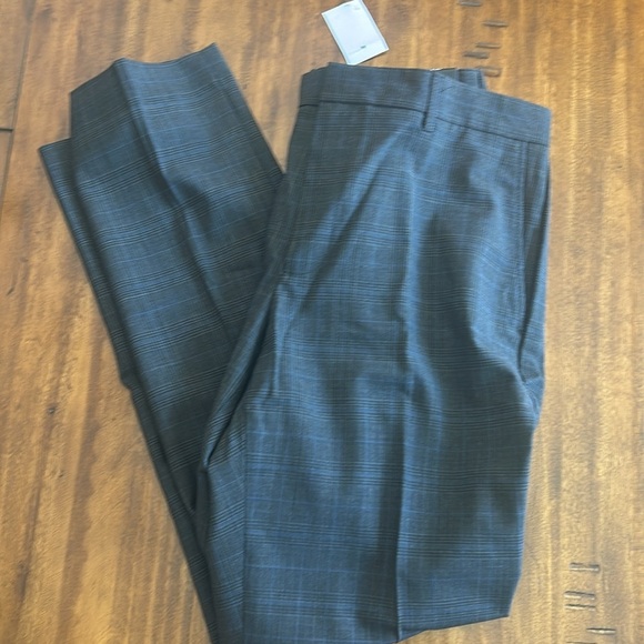 J Crew Factory Thompson pant AP879 32/30 Dark blue gray plaid - Picture 7 of 8